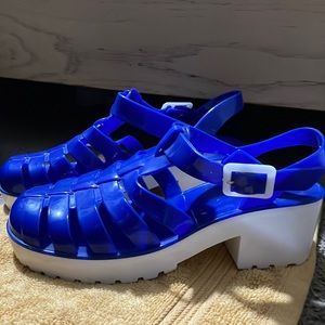 💙Royal blue jelly sandals 💙